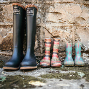 Silver Lining Gumboots and Spring Rains