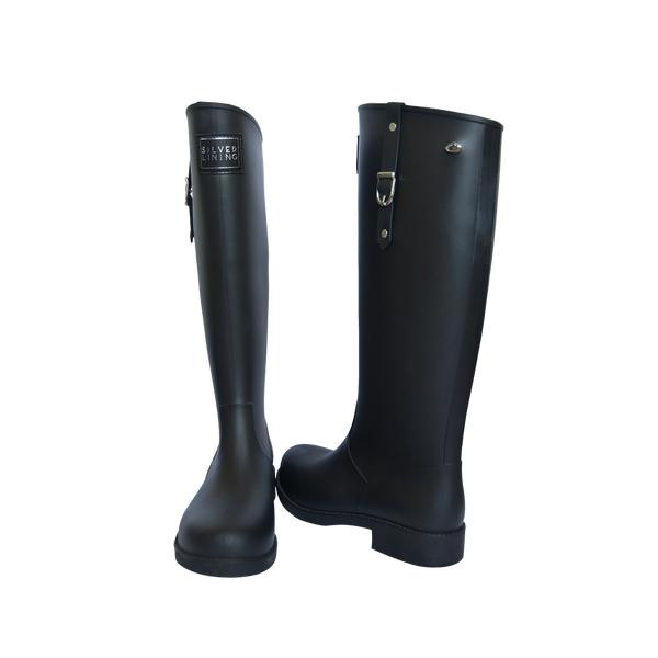 Silver 2025 lining gumboots