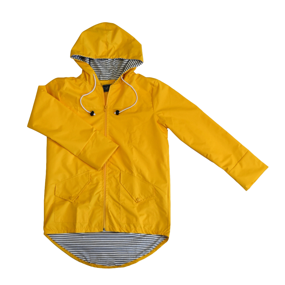 Classic Yellow Raincoat Silver Lining Gumboots Ladies Gumboots Gear