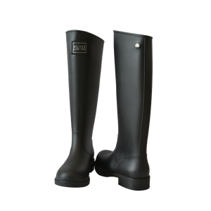 Silver Lining Gumboots Classic Black